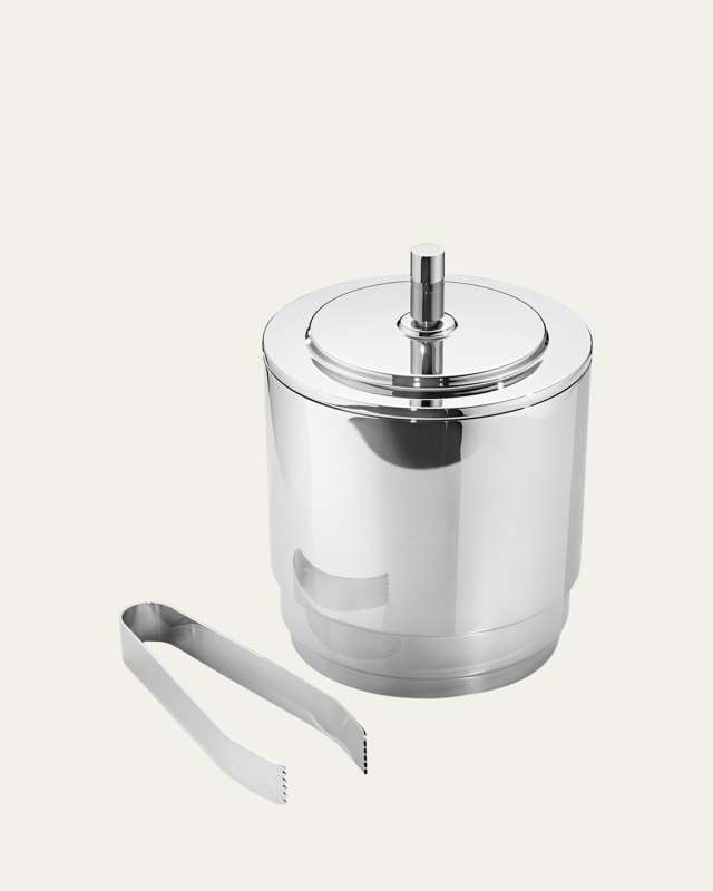 Manhattan Ice Bucket w/ Tongs